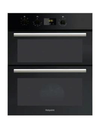 Hotpoint Du2540Bl 60Cm Electric Built-Under Double Oven  - Oven With Installation